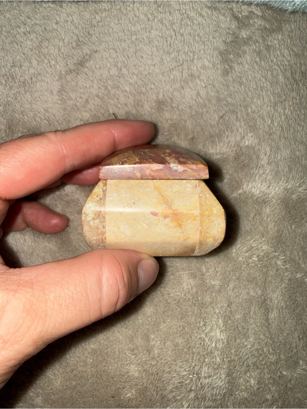 NWT Small Stone Jewellery Box/Trinket Holder